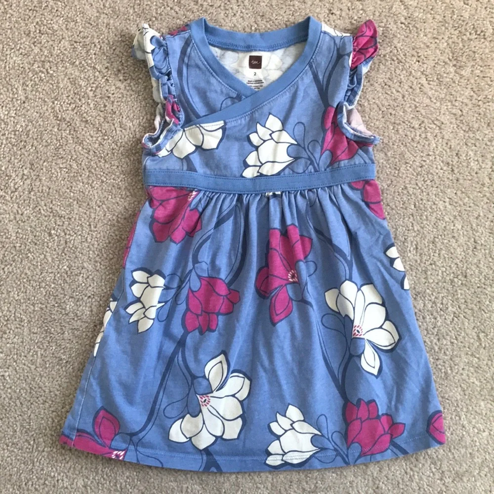 Tea Collection Flower Dress (size 2) - Picture 1 of 3
